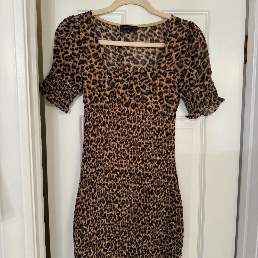 Majorelle Leopard Print Dress S